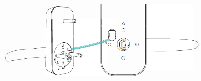 Connect the IC wires normally