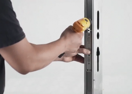 how to install fingerprint door lock